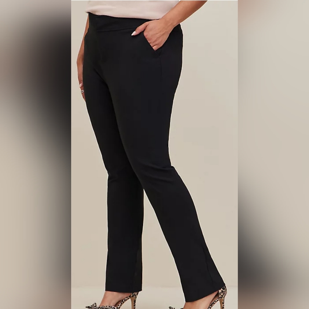 Studio by Torrid Straight Mid Rise Trousers